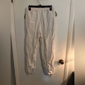 Women’s cargo Cream linen Pants